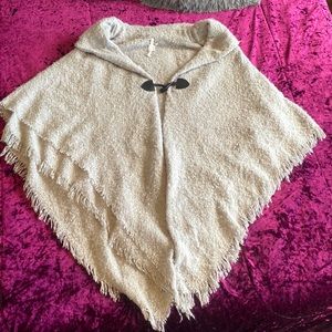 Grey Poncho- cape